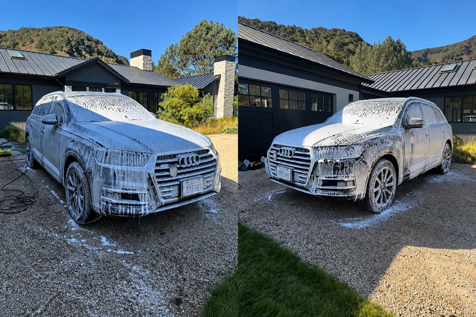 Exterior detail — Driveway service