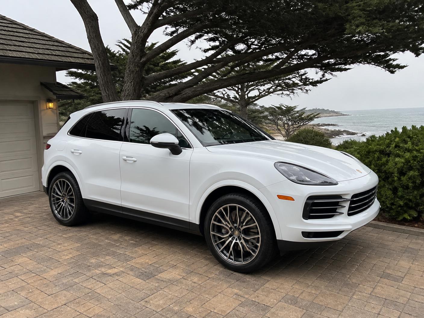 Freshly detailed car in a Carmel, CA driveway